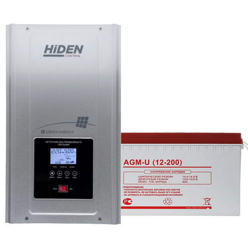 Hiden Control HPS30-2012 с АКБ Рубин 200 А·Ч