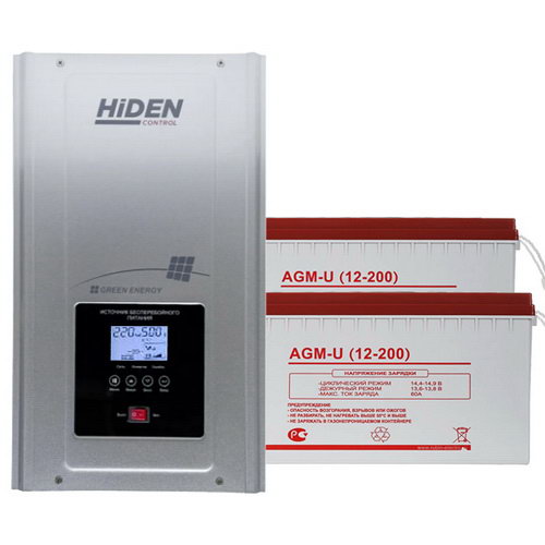 Hiden Control HPS30-3024 с АКБ Рубин 200 А·Ч