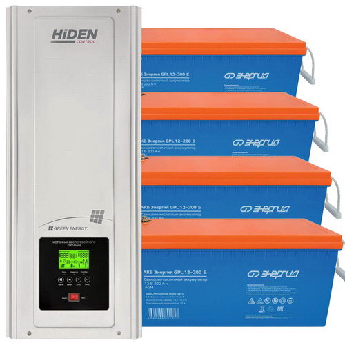 Hiden Control HPS30-5048 с АКБ Энергия 200 А·Ч